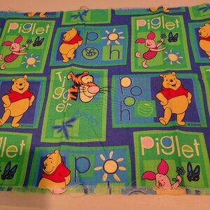 Winnie the Pooh, Tigger Scrap Fabric Remnant 10" x 42"